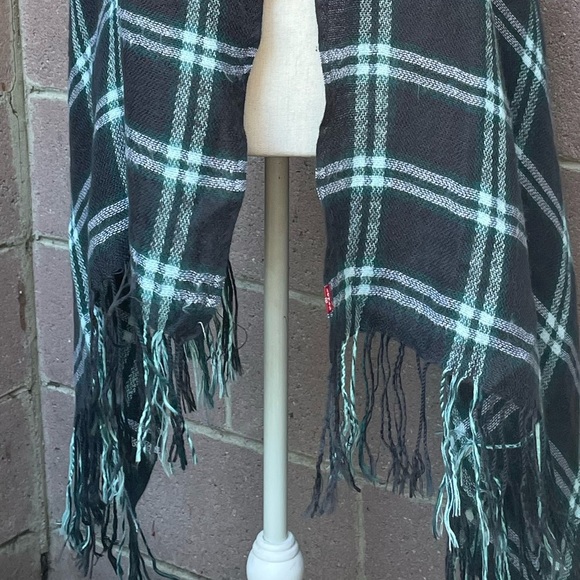 Plaid Scarf Set Blanket Oversized Long One Size - Picture 11 of 13